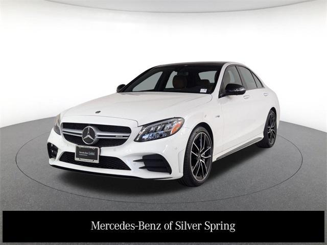 used 2021 Mercedes-Benz AMG C 43 car, priced at $43,900