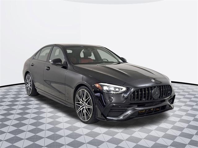 used 2023 Mercedes-Benz AMG C 43 car, priced at $53,900