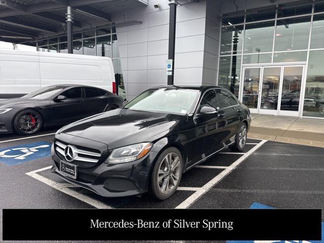 used 2018 Mercedes-Benz C-Class car, priced at $14,900