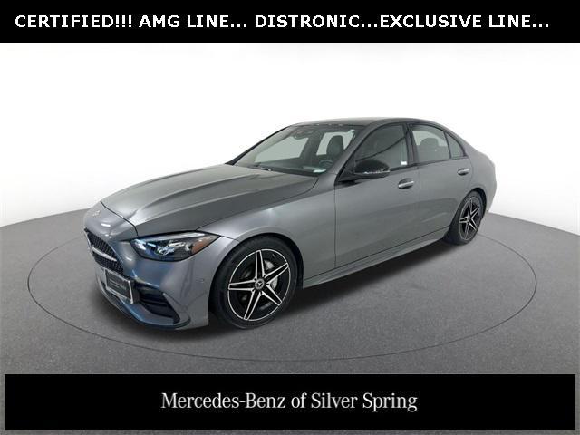 used 2022 Mercedes-Benz C-Class car, priced at $35,900