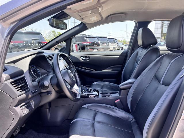 used 2021 Nissan Leaf car, priced at $17,500