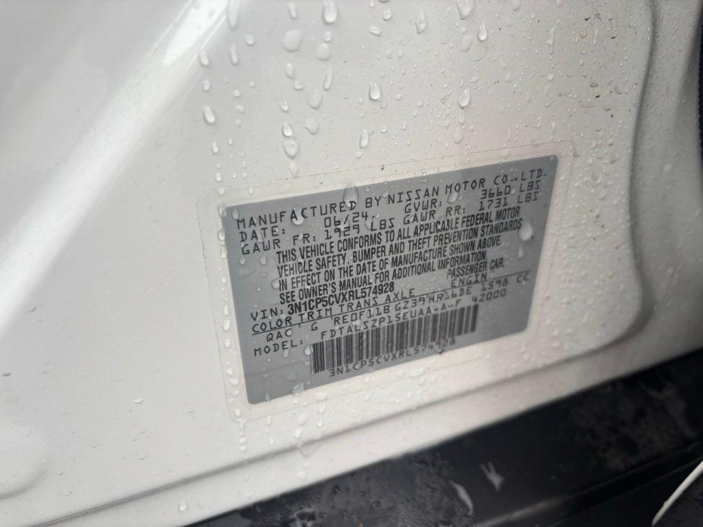 used 2024 Nissan Kicks car, priced at $18,391