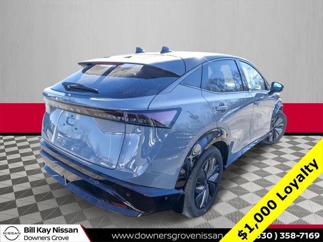new 2025 Nissan ARIYA car, priced at $57,250