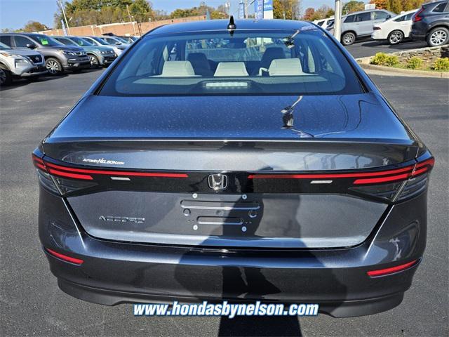 new 2025 Honda Accord car, priced at $30,655