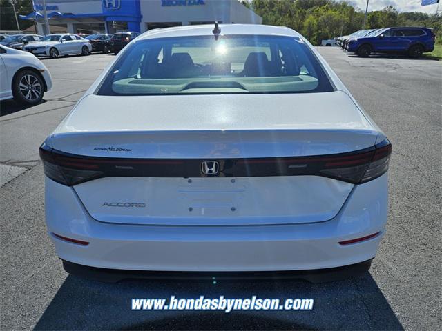 new 2025 Honda Accord car, priced at $30,651