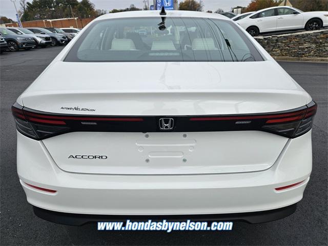 new 2025 Honda Accord car, priced at $31,110