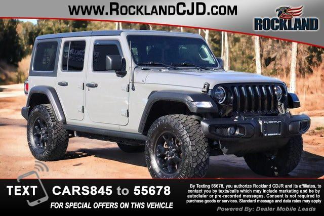 used 2021 Jeep Wrangler Unlimited car, priced at $37,200