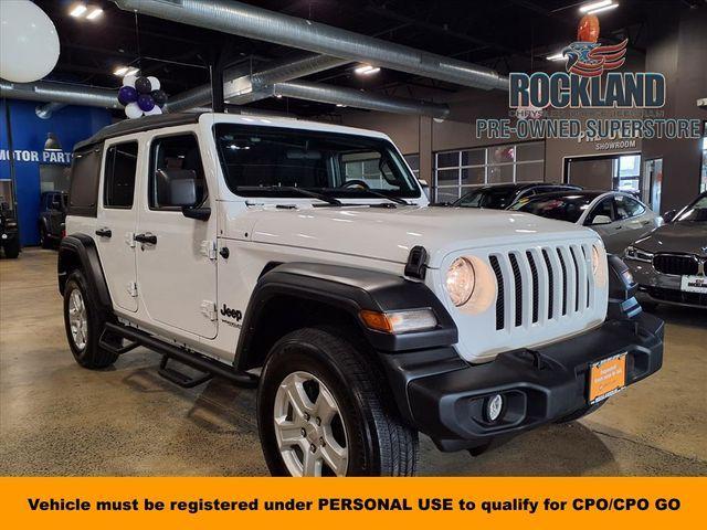 used 2022 Jeep Wrangler Unlimited car, priced at $30,578