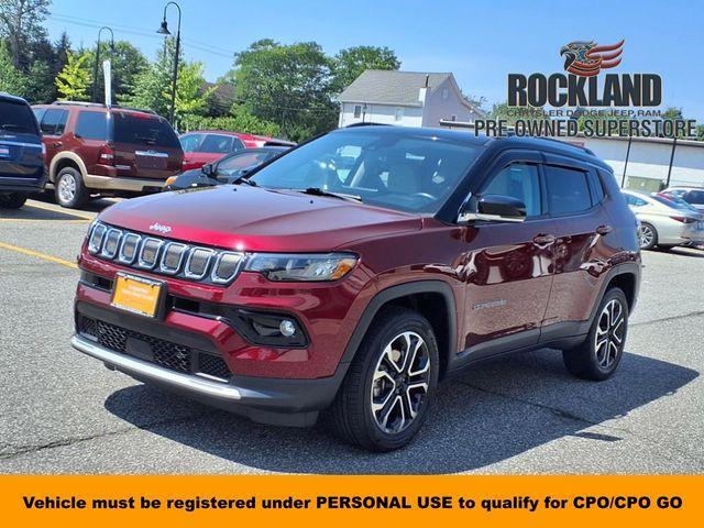 used 2022 Jeep Compass car, priced at $24,000