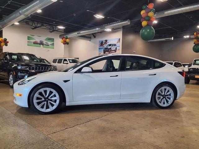 used 2022 Tesla Model 3 car, priced at $23,993
