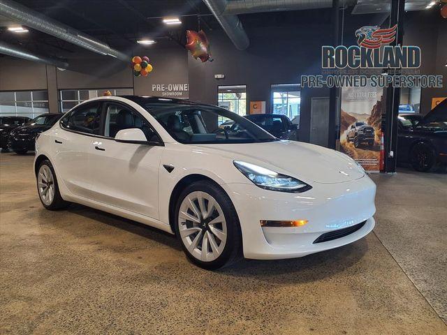 used 2022 Tesla Model 3 car, priced at $23,993