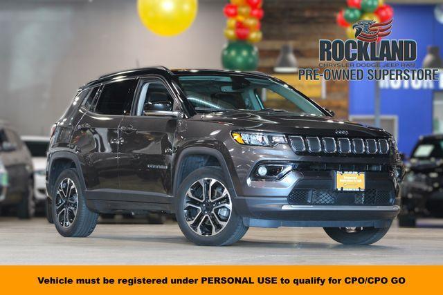 used 2022 Jeep Compass car, priced at $22,200