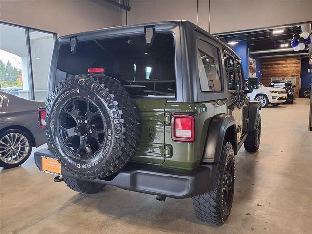 used 2021 Jeep Wrangler Unlimited car, priced at $31,140
