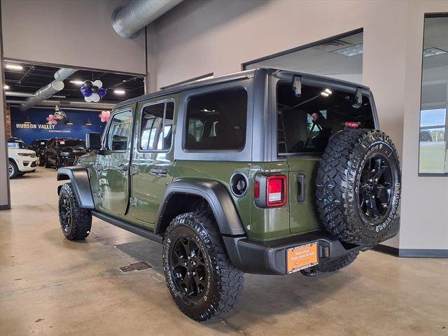 used 2021 Jeep Wrangler Unlimited car, priced at $31,140