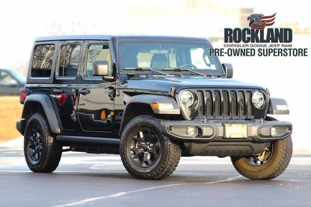 used 2021 Jeep Wrangler Unlimited car, priced at $26,179