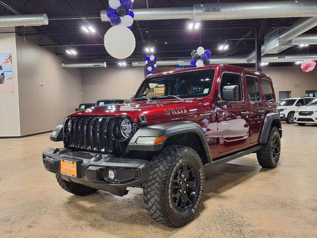 used 2021 Jeep Wrangler Unlimited car, priced at $29,984