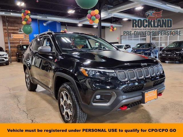 used 2022 Jeep Compass car, priced at $22,757