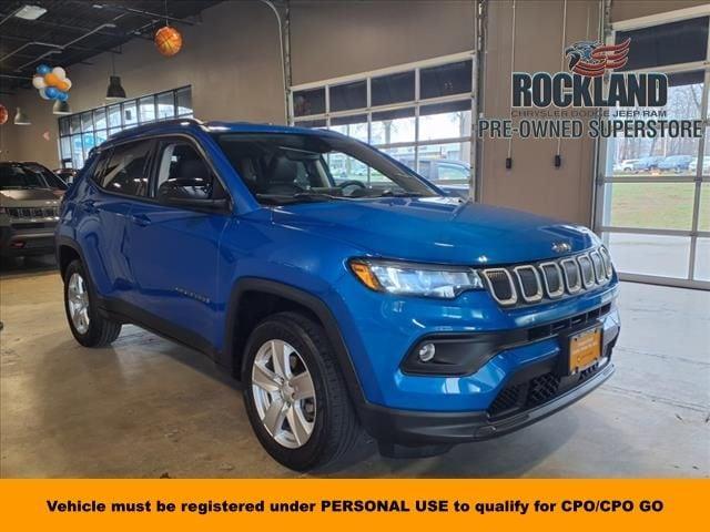 used 2022 Jeep Compass car, priced at $22,700