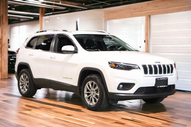 used 2021 Jeep Cherokee car, priced at $22,700