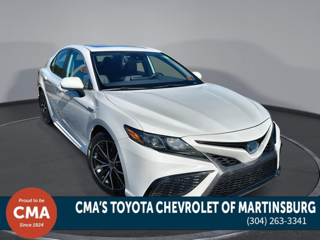 used 2021 Toyota Camry Hybrid car, priced at $18,700