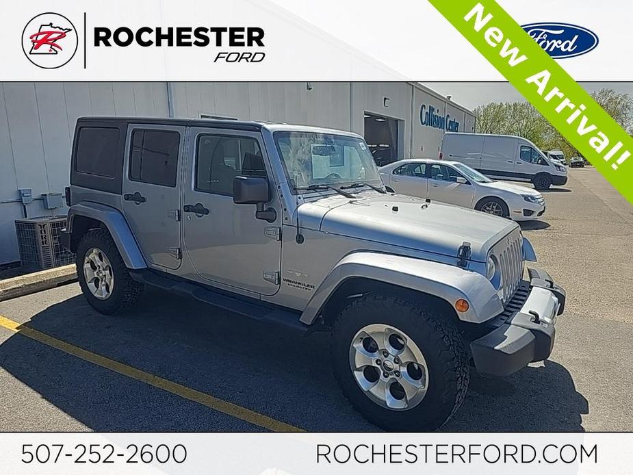 used 2015 Jeep Wrangler Unlimited car, priced at $22,799