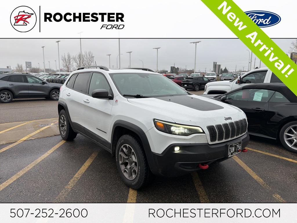 used 2021 Jeep Cherokee car, priced at $17,499