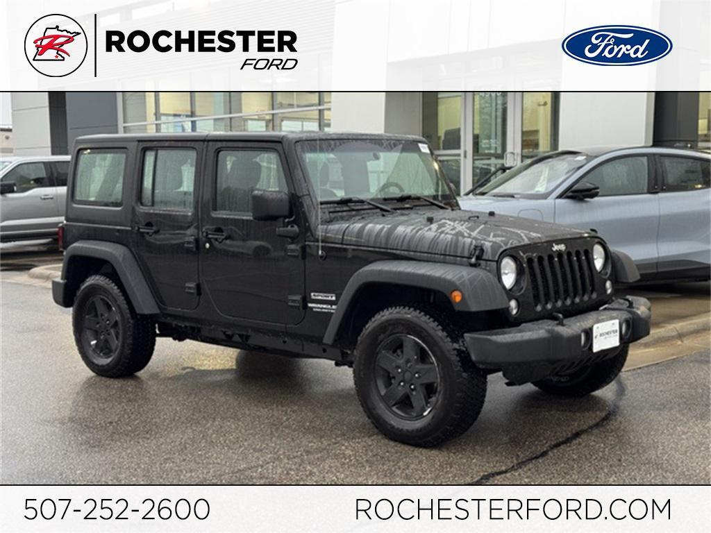 used 2015 Jeep Wrangler Unlimited car, priced at $15,998