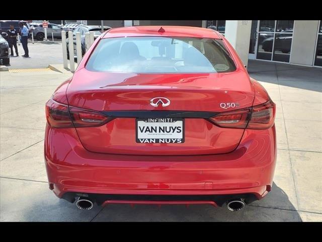 new 2024 INFINITI Q50 car, priced at $55,138