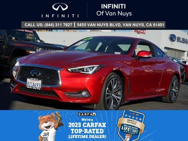 used 2022 INFINITI Q60 car, priced at $43,895