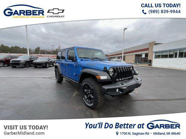 used 2022 Jeep Wrangler car, priced at $34,983