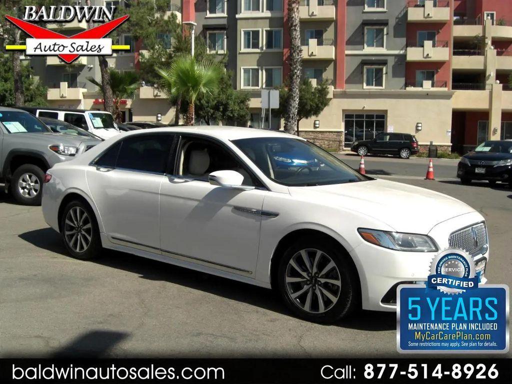 used 2017 Lincoln Continental car, priced at $10,999
