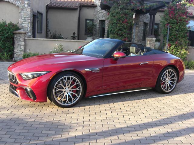 used 2022 Mercedes-Benz AMG SL 55 car, priced at $103,899