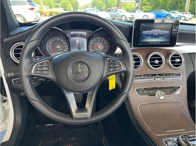 used 2018 Mercedes-Benz C-Class car, priced at $27,988