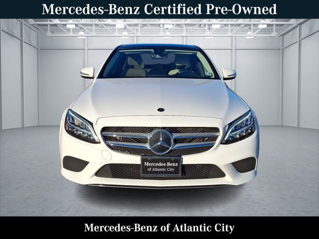 used 2021 Mercedes-Benz C-Class car, priced at $25,789