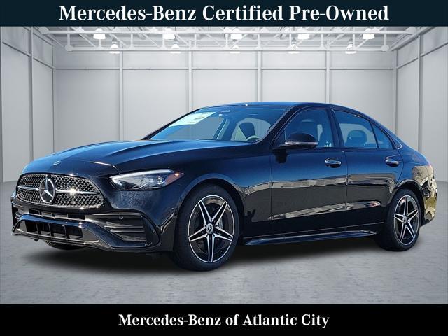 used 2024 Mercedes-Benz C-Class car, priced at $45,998