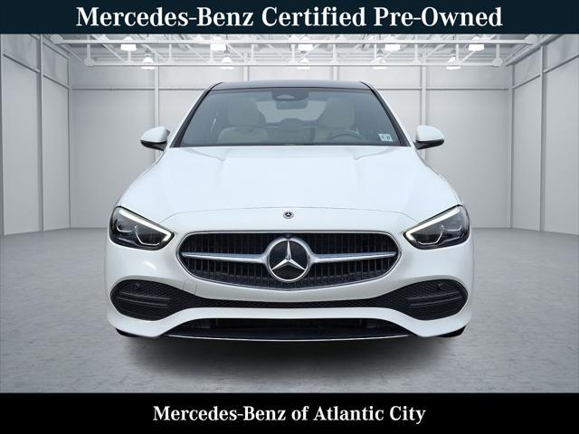 used 2022 Mercedes-Benz C-Class car, priced at $35,998