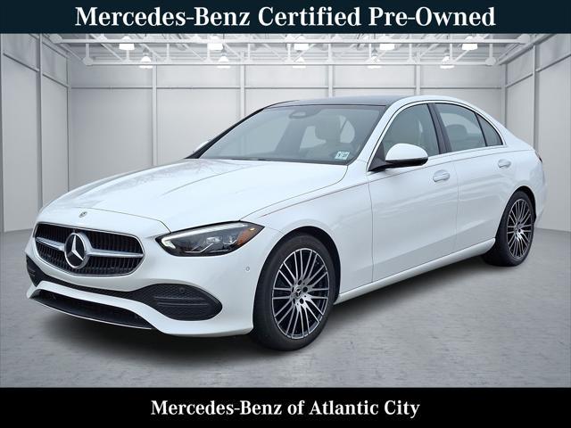 used 2022 Mercedes-Benz C-Class car, priced at $35,998