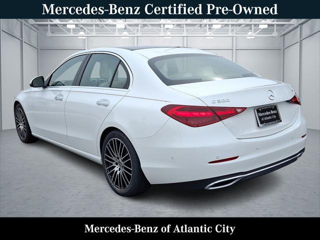 used 2022 Mercedes-Benz C-Class car, priced at $35,998