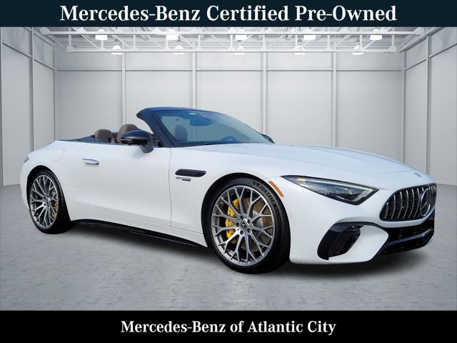 used 2022 Mercedes-Benz AMG SL 63 car, priced at $124,998