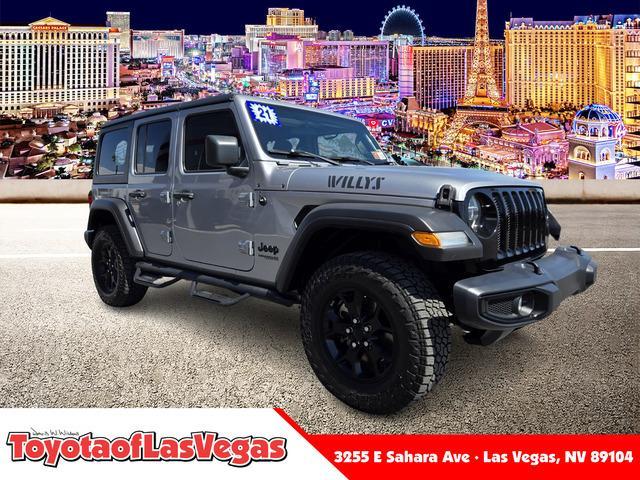 used 2021 Jeep Wrangler Unlimited car, priced at $29,542