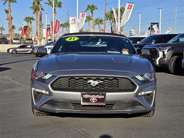 used 2021 Ford Mustang car, priced at $20,998