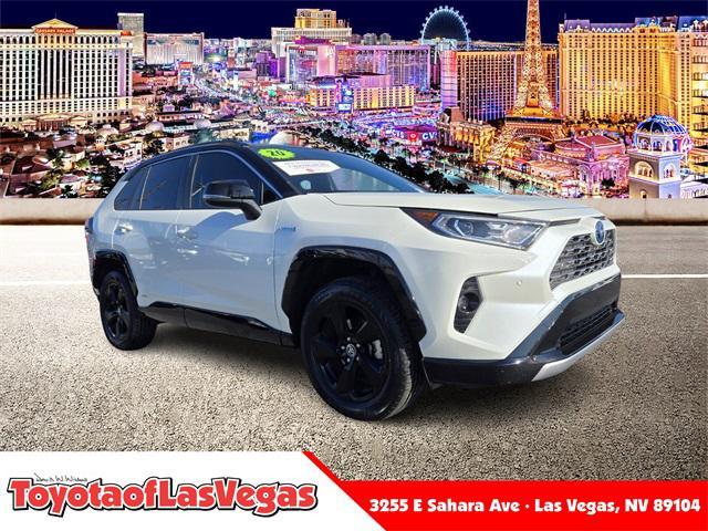 used 2020 Toyota RAV4 Hybrid car, priced at $34,588