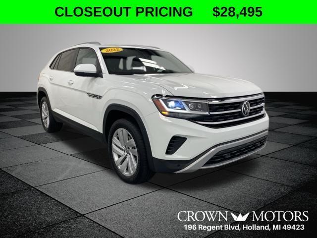 used 2022 Volkswagen Atlas Cross Sport car, priced at $28,495