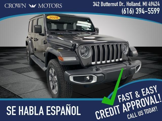 used 2018 Jeep Wrangler Unlimited car, priced at $26,995