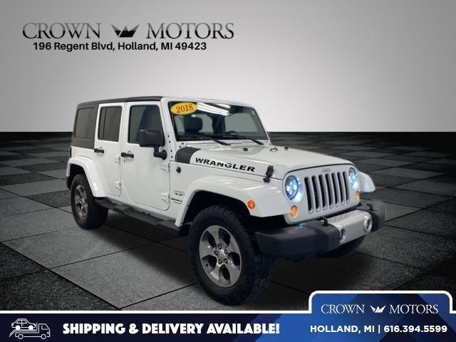 used 2018 Jeep Wrangler JK Unlimited car, priced at $22,349