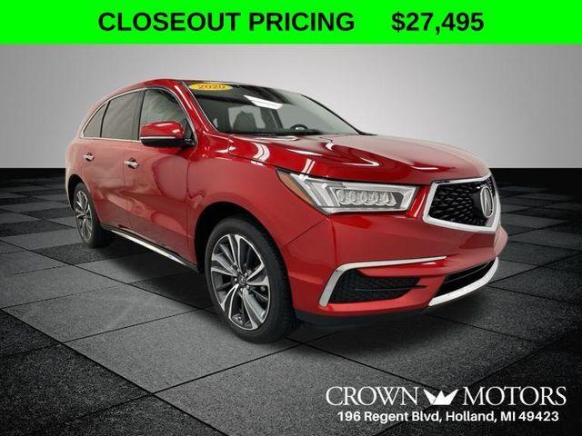 used 2020 Acura MDX car, priced at $27,495