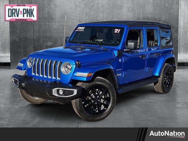 used 2021 Jeep Wrangler Unlimited car, priced at $34,252