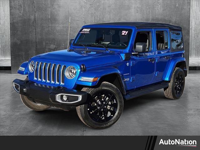 used 2021 Jeep Wrangler Unlimited 4xe car, priced at $26,368