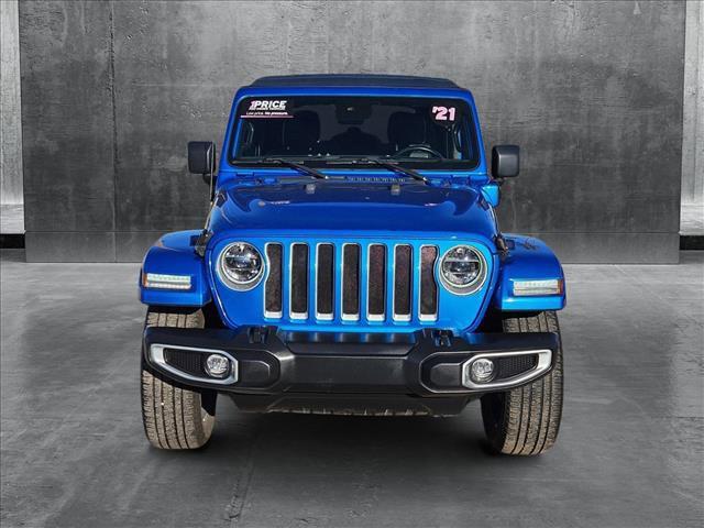 used 2021 Jeep Wrangler Unlimited car, priced at $34,252