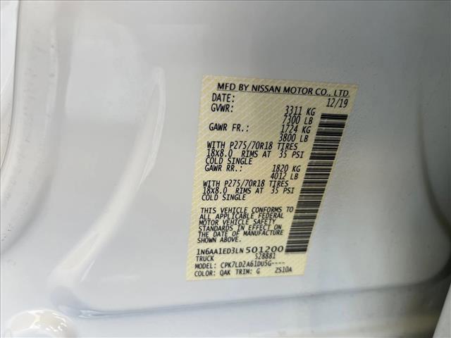 used 2020 Nissan Titan car, priced at $38,995